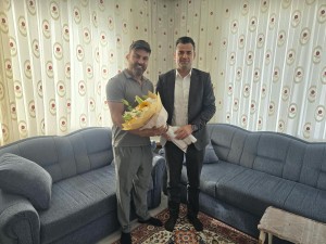 Gaziler ve aileleri evlerinde ziyaret edildi